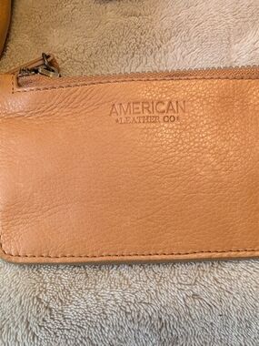 American Company Crossbody with matching card wallet.